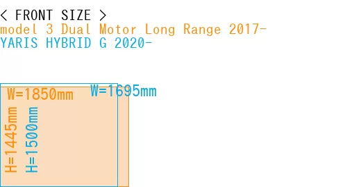 #model 3 Dual Motor Long Range 2017- + YARIS HYBRID G 2020-